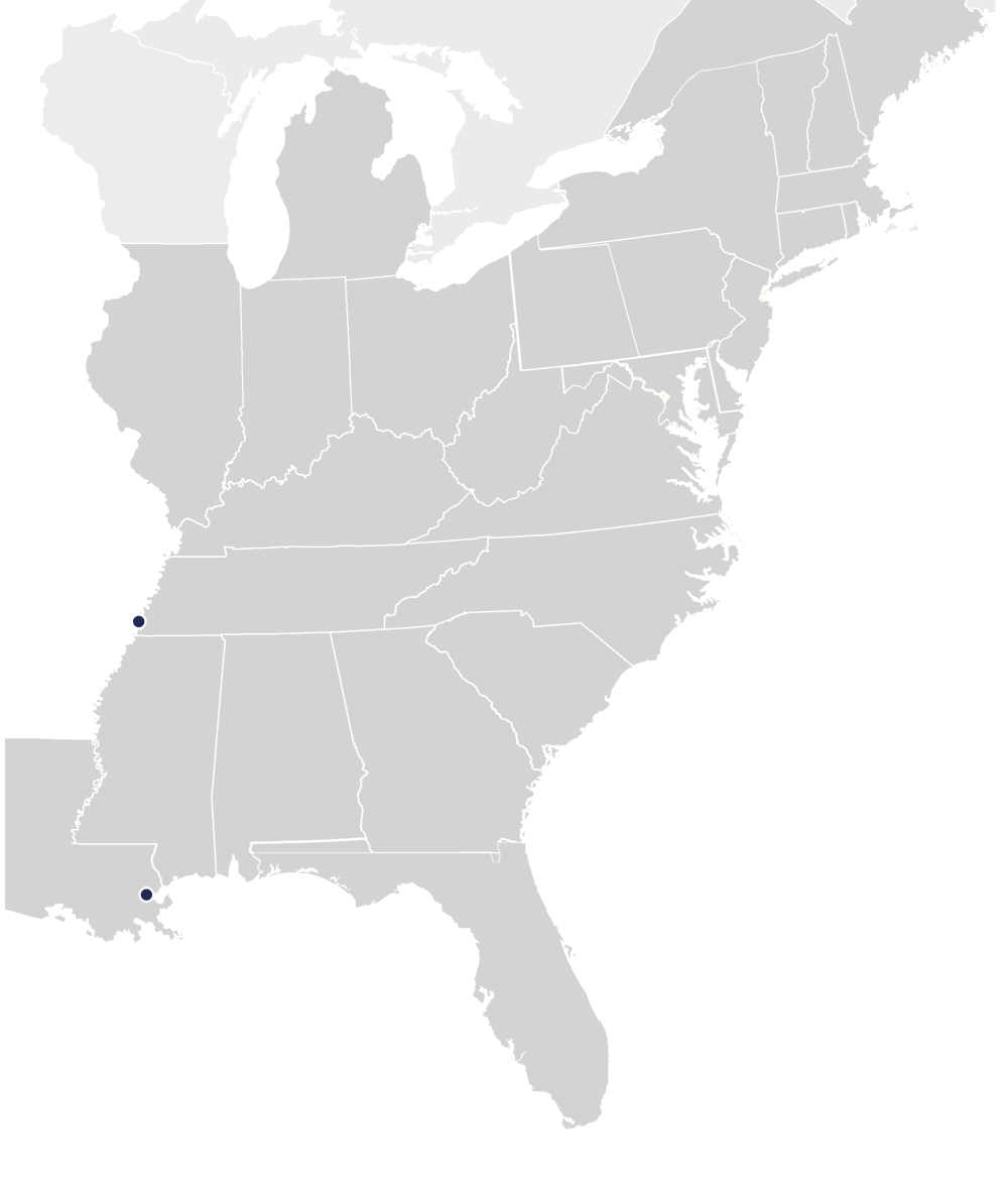 TRANSFLOMap-withLocations-R7 Transflo terminal map